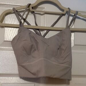 Lulu lemon Women’s Strappy sports bra - Light Taupe